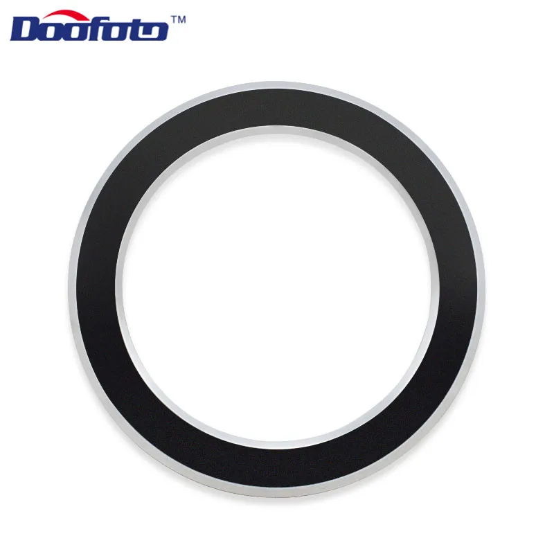 Start Ring Black Doofoto украшение авто аксессуары автомобиль Стайлинг Серебряный старт стильная кнопка Зажигания для автомобиля кольцо чехол для Renault Koleos kadjar Megane 2 Sandero - Цвет: Start Ring Black