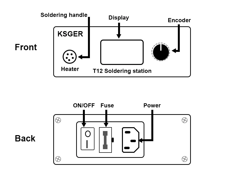KSGER T12 паяльная станция STM32 цифровой электрический 9501 ручка Stings DIY сварочные инструменты быстрый нагрев T12 железный наконечник