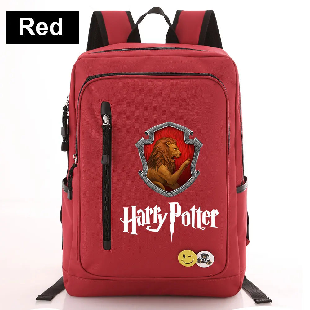 Модная школьная сумка с надписью Magic Shool Slytherin Gryffindor для мальчиков и девочек