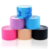 12pcslot adhesive sport kinesiology tape for muscles pain relief shin splints knee shoulder therapeutic aid waterproof cotton