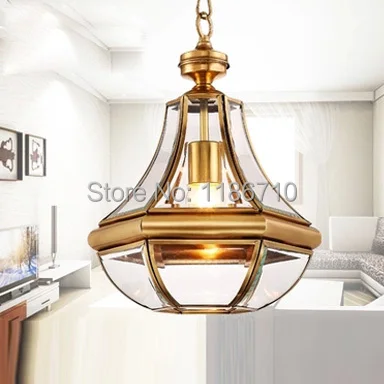 Прямая продажа с фабрики хрустальной люстры медная лампа светильник