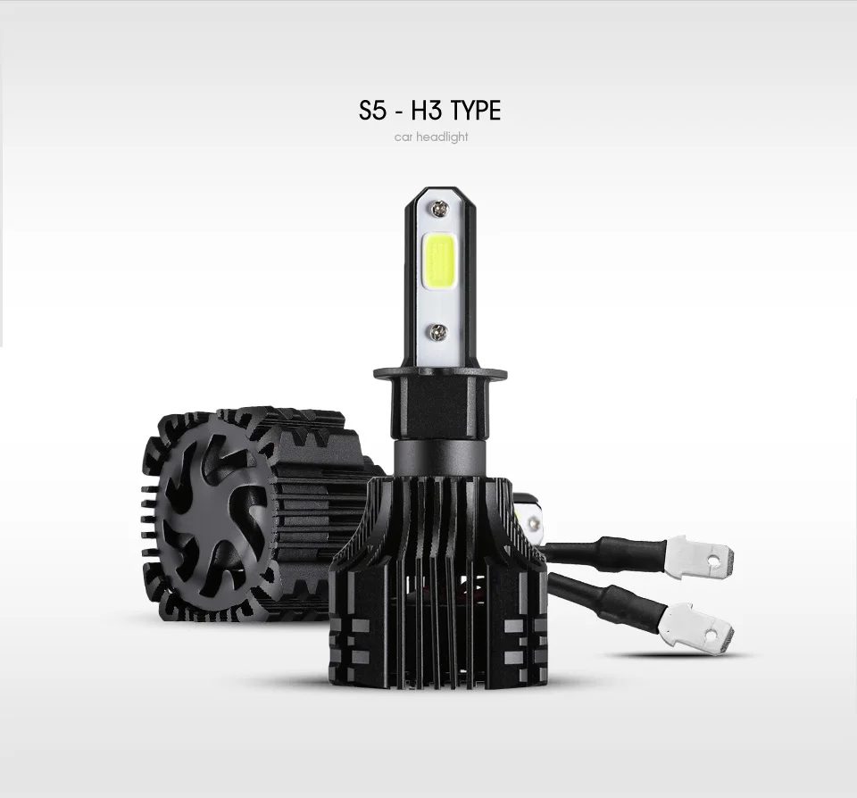 Oslamp H4 светодиодные светодиодные лампы Led лампа для авто H7 фары автомобиля 72 Вт 8000LM 6500 К LED H1 автомобилей лампочки S5 COB 9007 9005 HB3 9006 HB4 H3 фар авто LED H11 Туман лампа