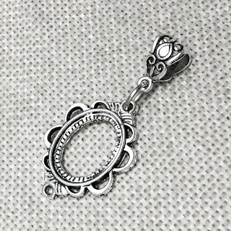 Филигрань Подвески кожаные шнурки для девочек ожерелье Застежка Кабошон Безель