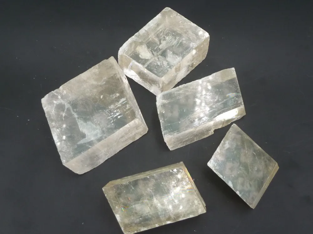 633g очень хороший CALCITE чистый оптический Calcite E127 | Дом и сад