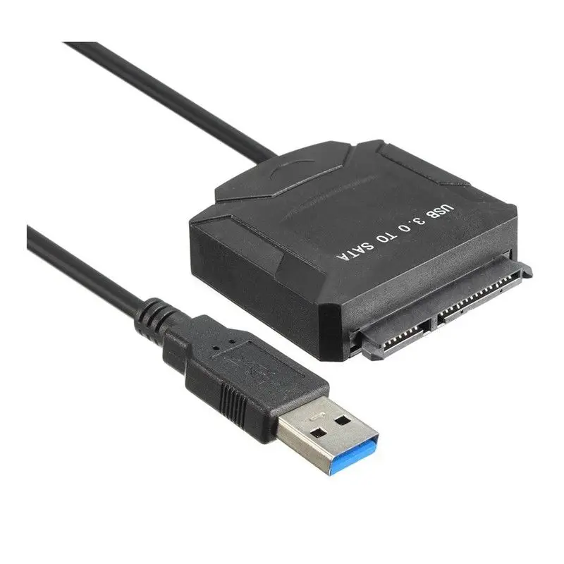 Супер скорость USB 3,0 SATA III адаптер конвертер кабель для 2," 3,5" жесткий диск HDD SSD с DC вход Jack