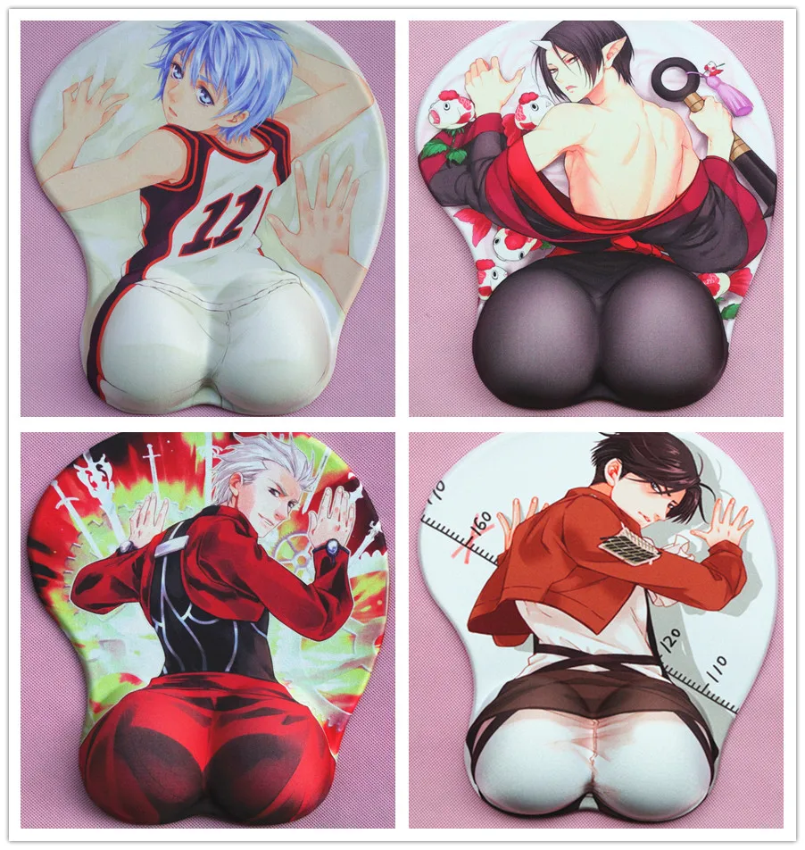 

2020 новая версия японского аниме 3d коврик для мыши браслеты мультяшный креативный сексуальный коврик для мыши нагрудный коврик для мыши кра...