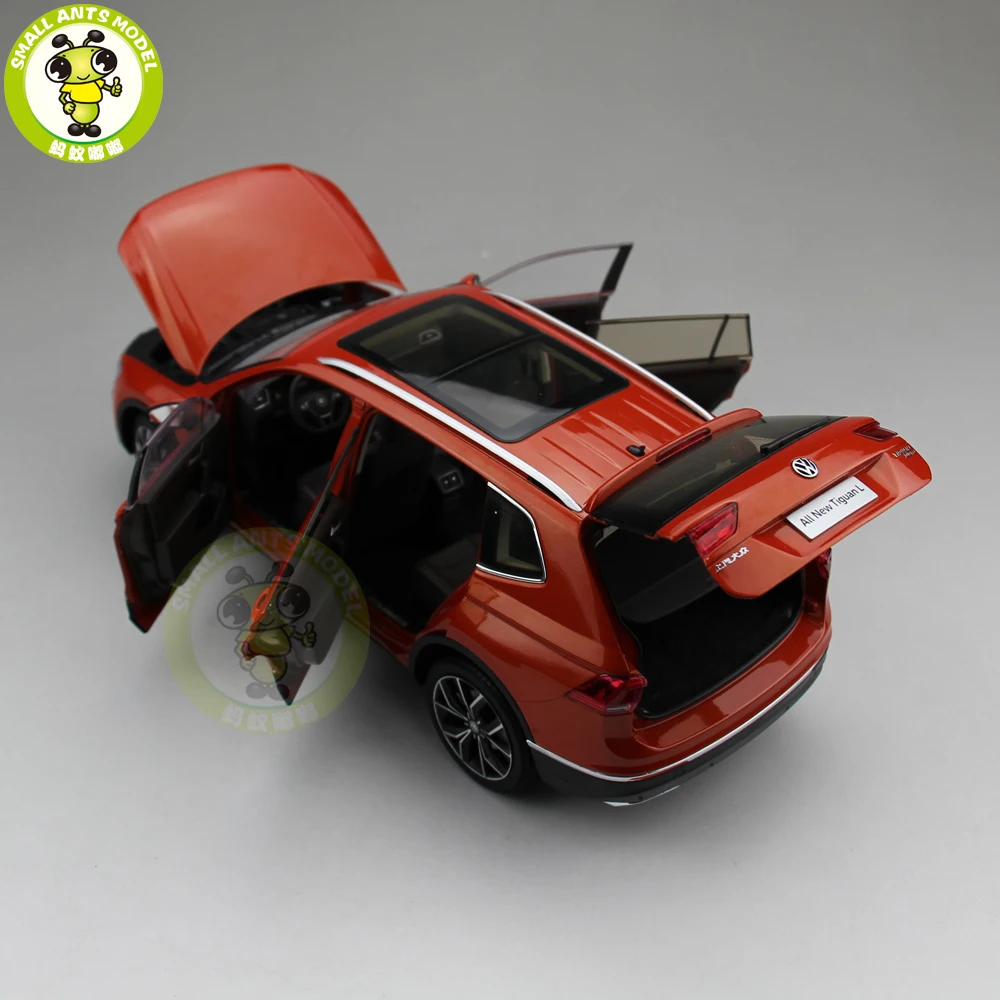1/18 Ti guan L SUV литая модель металлическая модель автомобиля SUV Подарочная коллекция хобби оранжевый