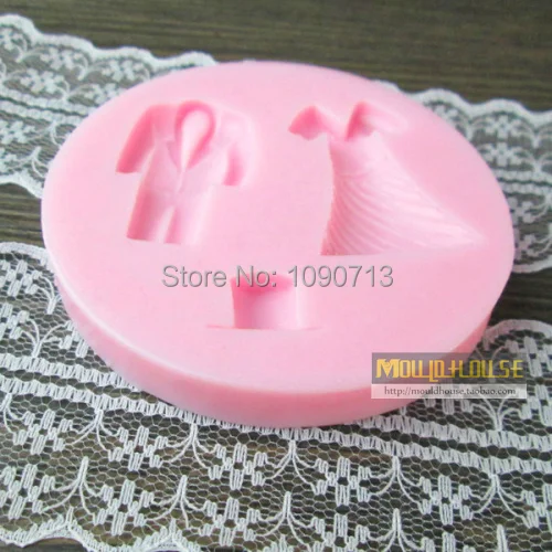 Free Shipping 1 X Tuxedo Bridal Veil Hat Fondant Cake Molds Soap Chocolate Mould Cookies Decoration Mold For Kitchen Baking | Дом и сад