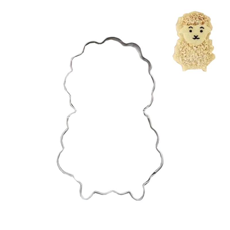 Форма для печенья из нержавеющей стали с изображением животных овец