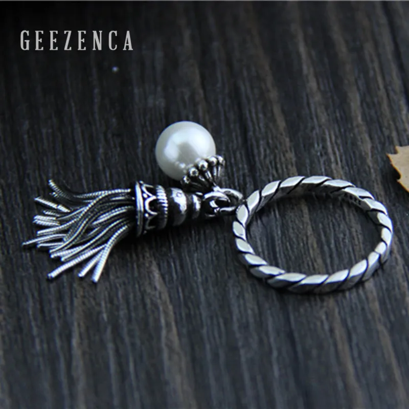 Стерлингового серебра 925 пробы ручная работа перламутровые Подвески с