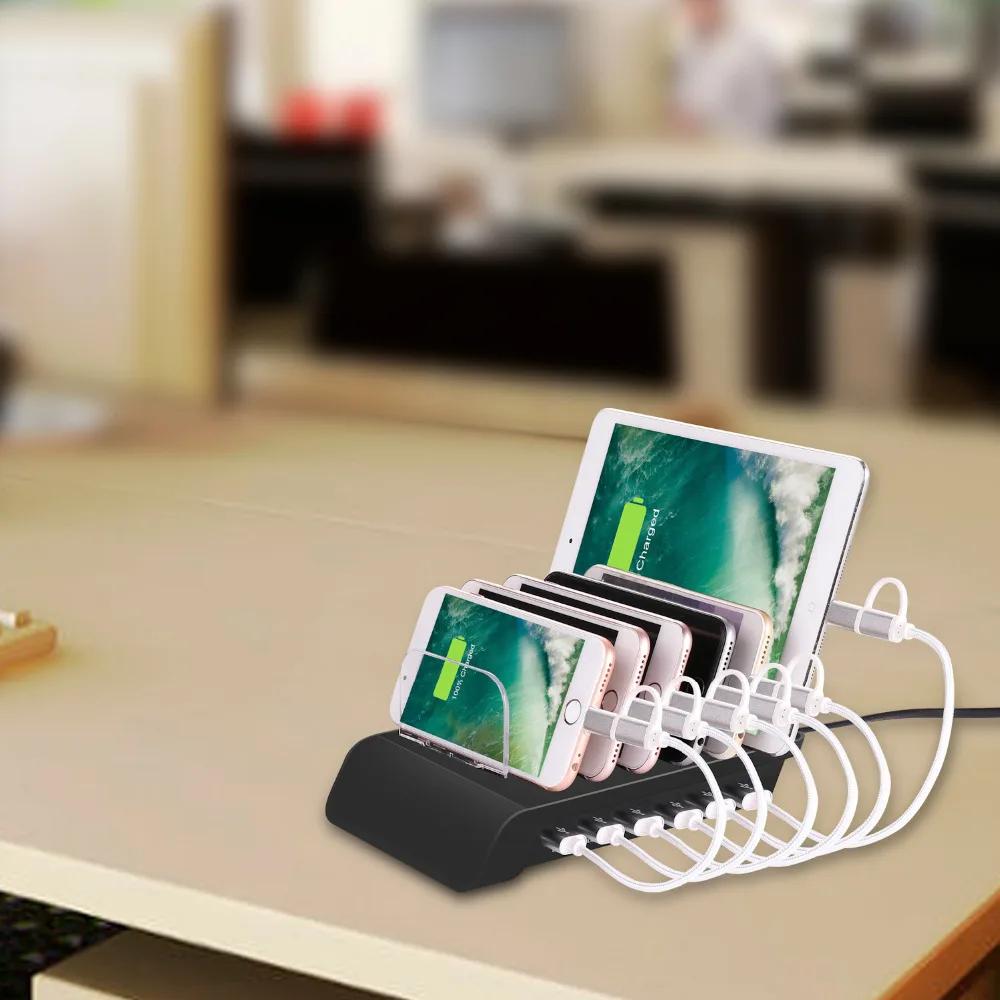 Зарядная Станция Usb 6-портовая станция с несколькими зарядными устройствами