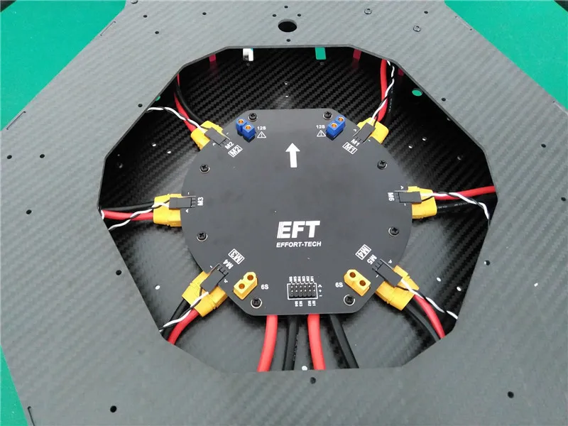 EFT распределительная мощность PDB12S 480A сельскохозяйственный беспилотный высоко