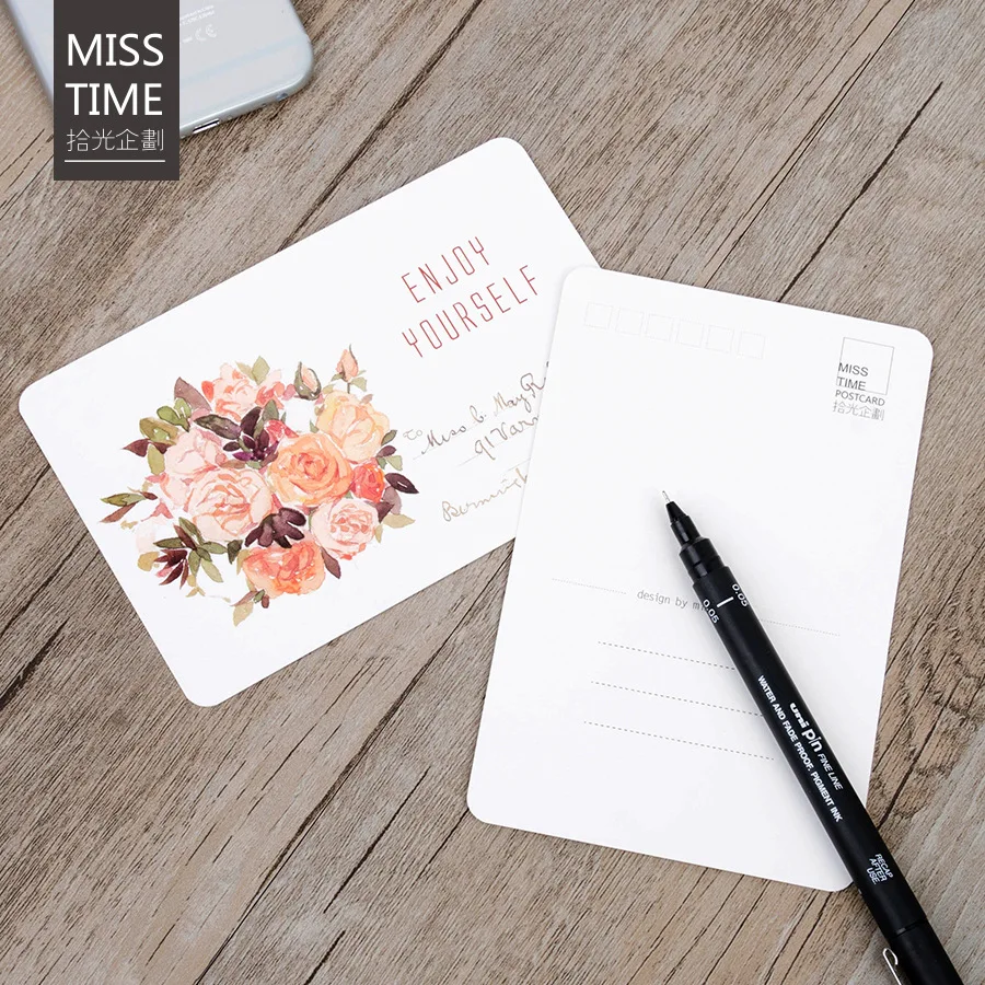 

30Sheets/Set Christmas Blessing illustrations Postcard /Greeting Card/Message Card/Christmas and New Year gifts