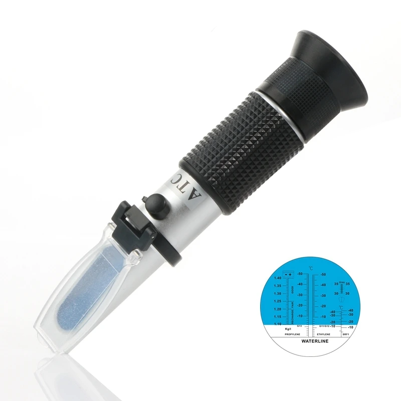 

Car Automotive Antifreez Refractometer Freezing Point Urea Adblue Battery Fluid Glass Water Tester ATC 4in1 Refractometro Meter