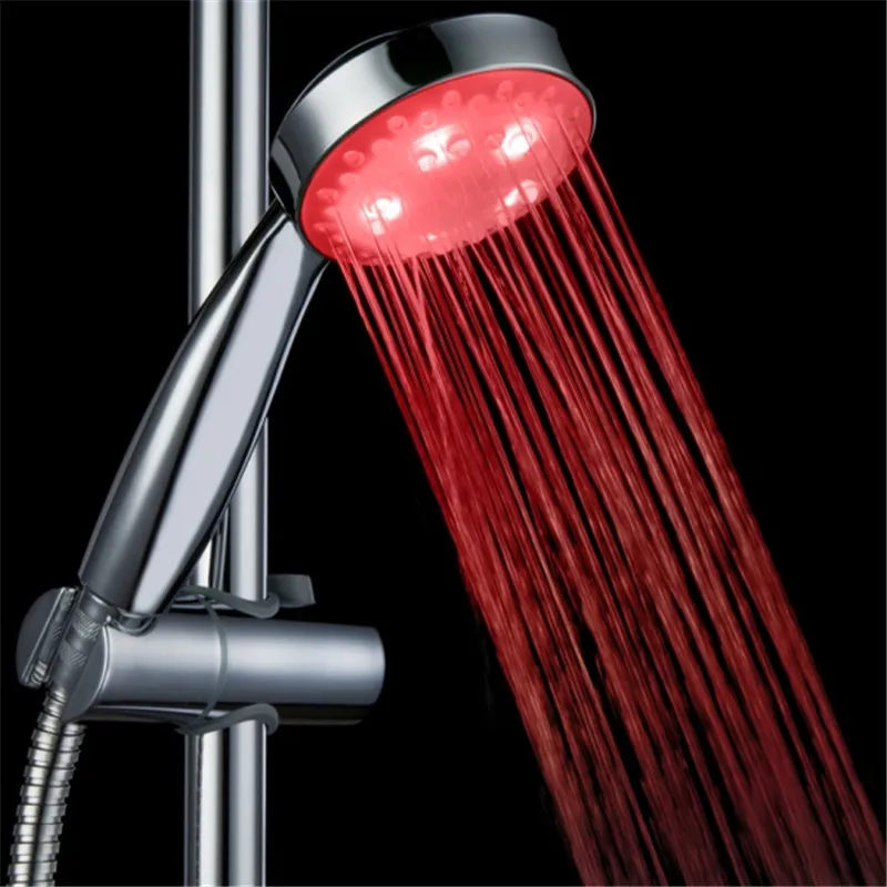 Пластиковая светодиодная ручная Лейка для душа|color shower|led color showershower shower |