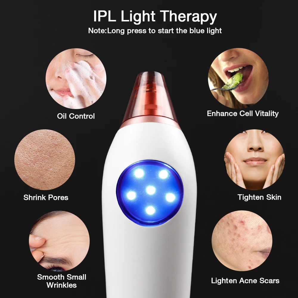 Электрический вакуумный аппарат для очистки пор удаления угрей IPL фотонная