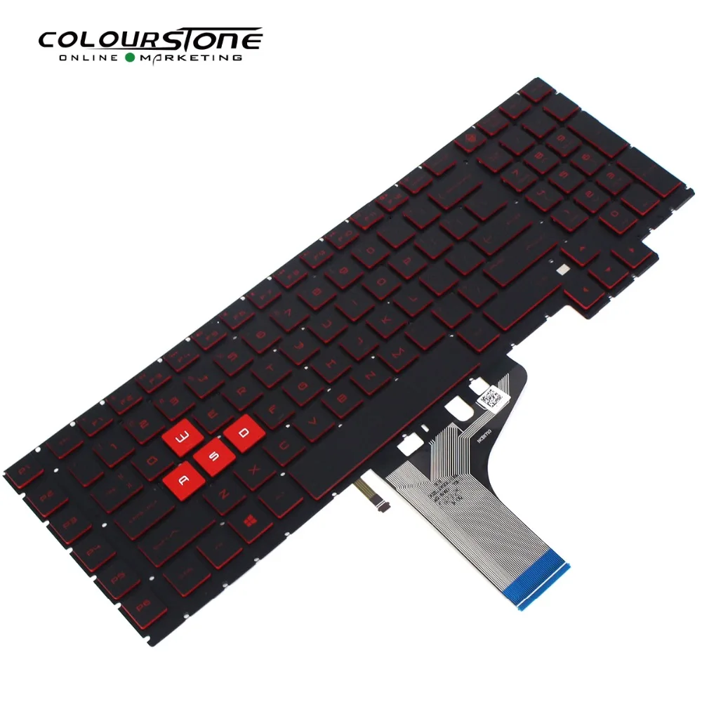 17-Клавиатура ноутбука США для hp Omen 17-an00 17-an013tx 17-an014tx с подсветкой игровой США стандартный блокнот клавиатуры