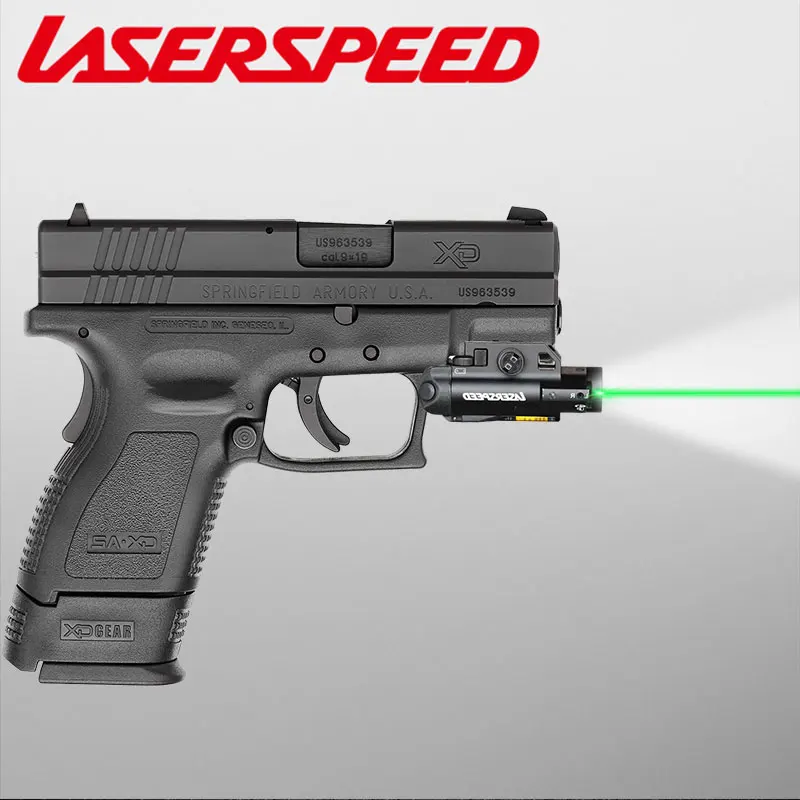 

Компактный комбинированный Лазерный фонарь с красной точкой и зеленым инфракрасным лазерным пистолетом, тактический светодиодный фонарик