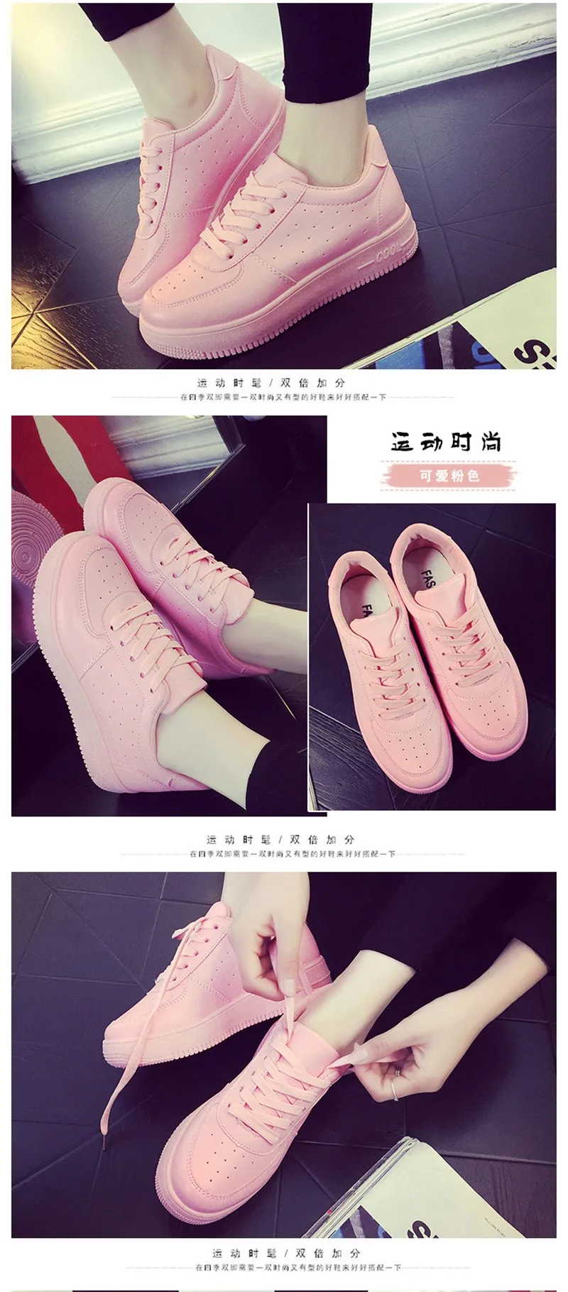 Tfsland/Женская дышащая белая теннисная обувь на платформе; Feminino chaussure femme; zapatos mujer Basket; кроссовки; Рождественский подарок