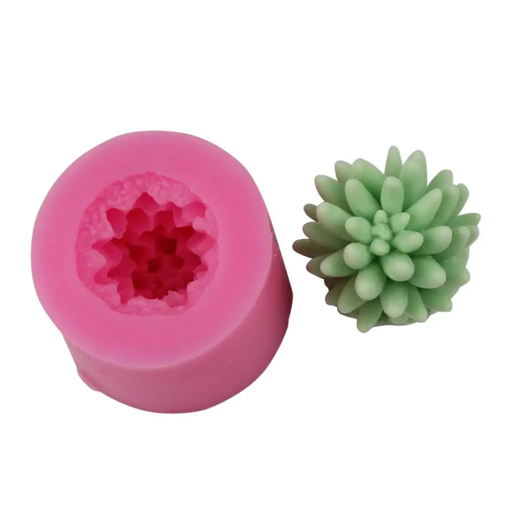 

DIY Succulent Silicone Mold Aromatherapy Plaster Pot Soap Mould Handmade for Kitchen Fondant Cake Decoration Clay Craft Tool #BO