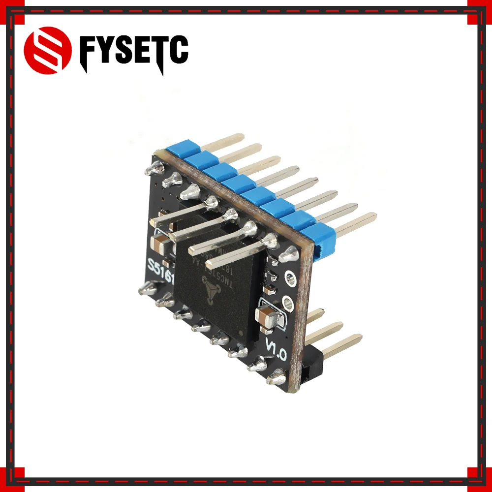 TMC5161 V1.0 SPI Драйвер шагового двигателя высокой мощности 3.5A бесшумный драйвер StepStick для Nema 17 23 Замена двигателя TMC5160 VS TMC2130