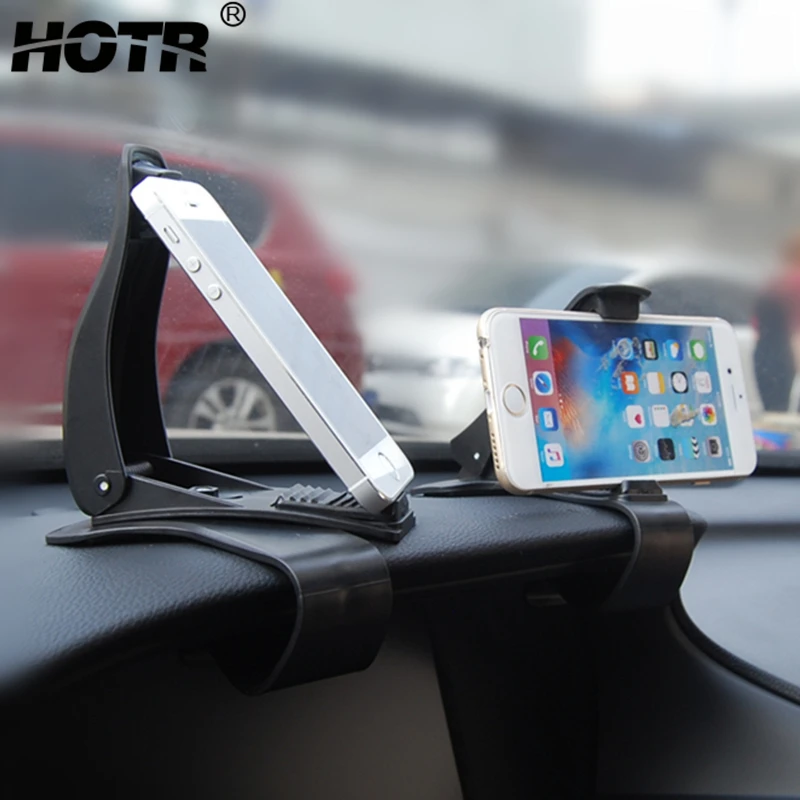 HOTR вращающийся на 360 градусов Автомобильный держатель для телефона приборной