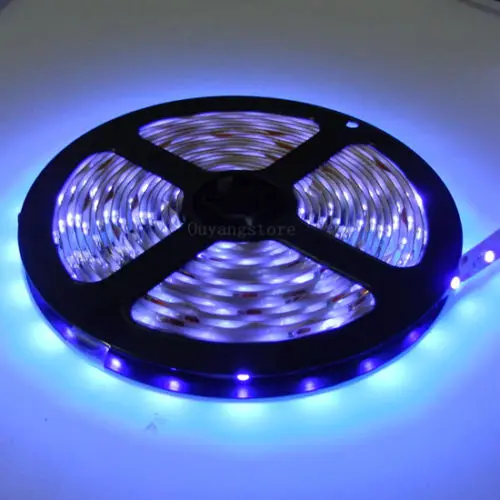 

Super Bright 5M Led Strip Light DC12V 5050 300Leds Purple Non Waterproof IP20/Waterproof ip65 LED Tap Ribbon String Light