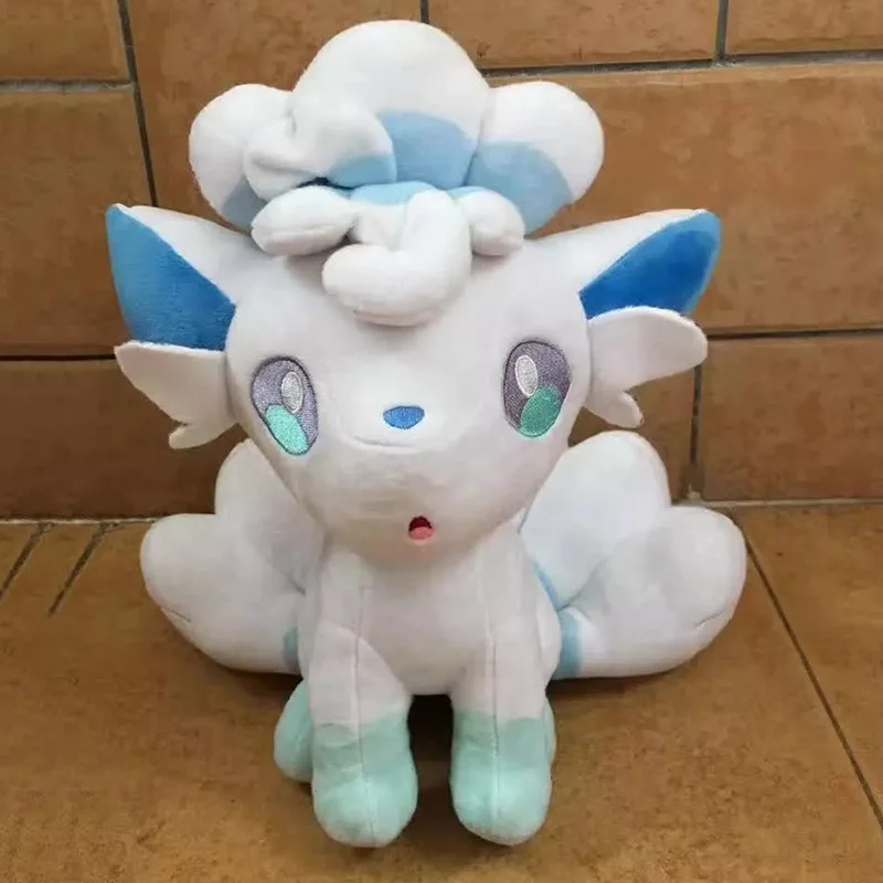 Аниме плюшевая кукла алола вульпикс 20 см/28 см Alolan Ice Sixtails Fox детские подарки
