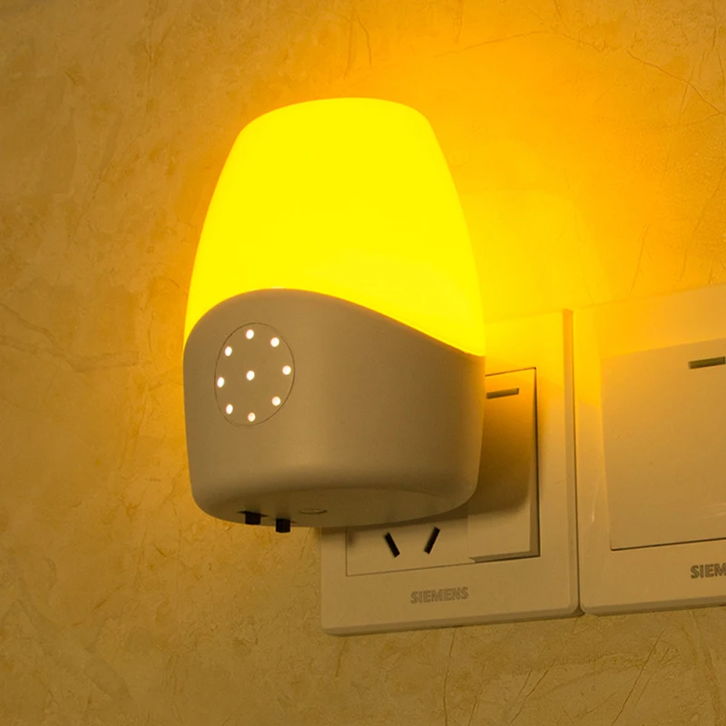Перезаряжаемая Ночная светодиодная настенная лампа для спальни автоматическое