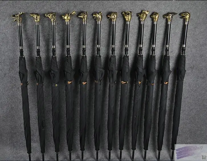 12 зодиакальных зонтов китайский зонтик для косплея мощный мужской зонт с