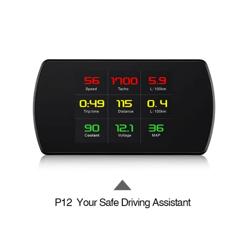OBD Hud gps дисплей цифровой автомобильный проектор скорости бортовой компьютер OBD2 скорость метр код ошибки