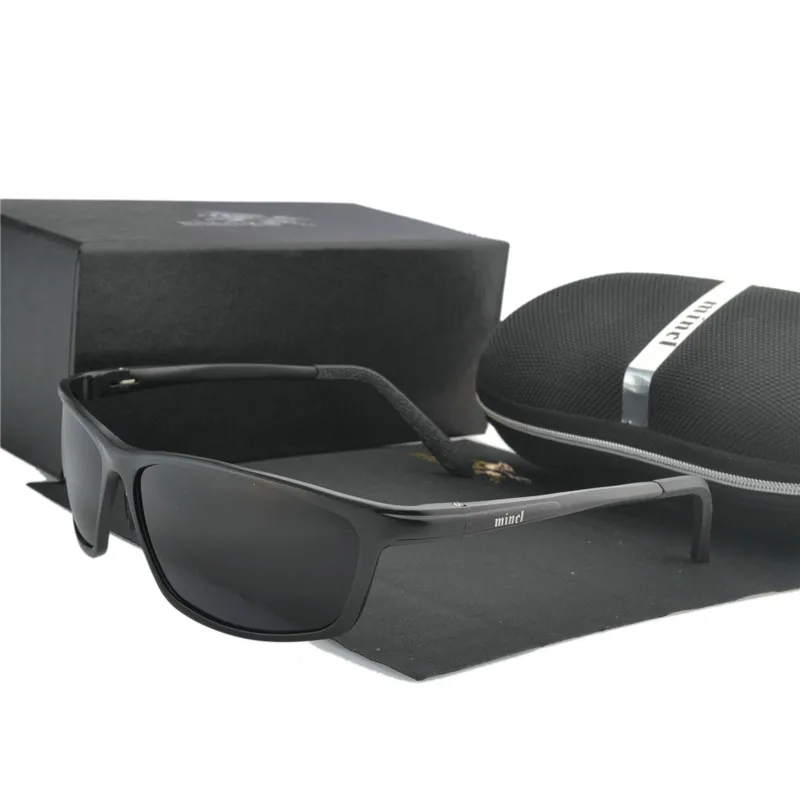 Алюминий Магний поляризационные солнцезащитные очки для дня и ночи мужские