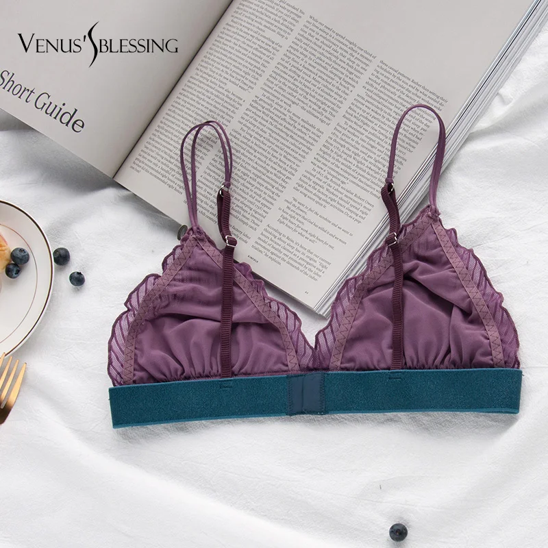 Бесплатная доставка пикантные Для женщин кружевной бюстгальтер на косточках