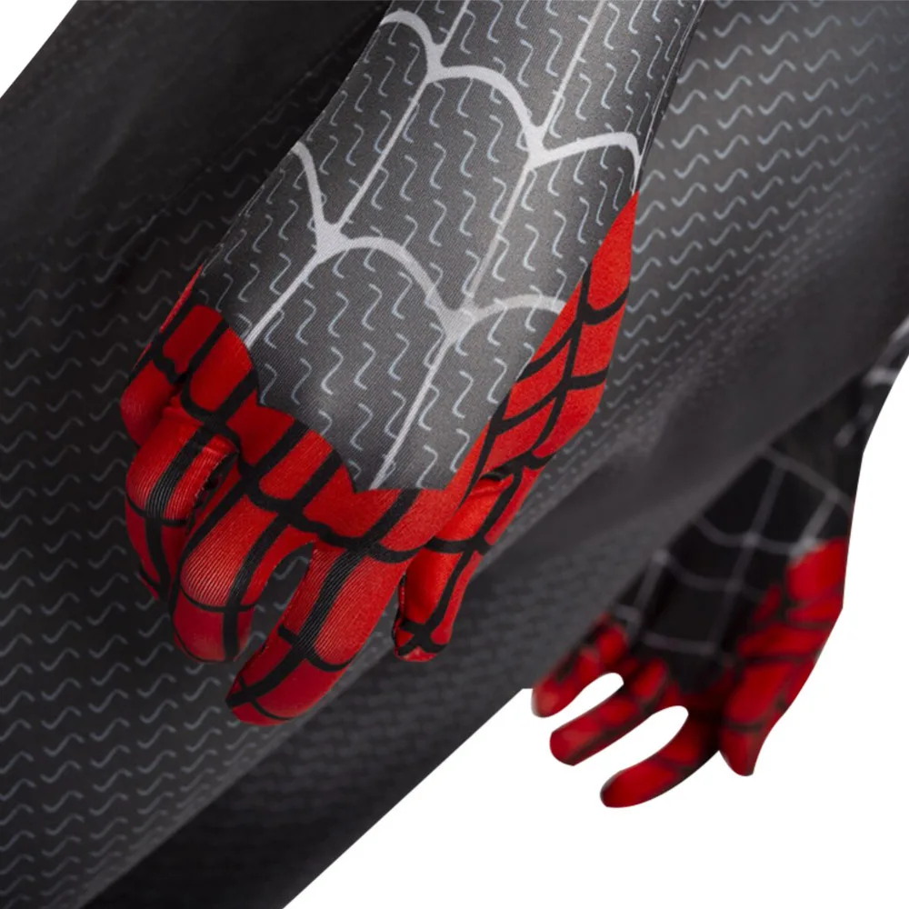 

Spider cosplay Man:Into the Spider-Verse Miles Morales Cosplay Costume Suit Uniform Halloween Carnival Costumes
