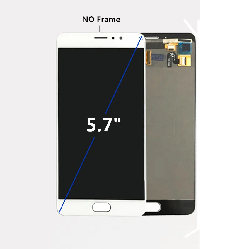 Для Meizu Pro6 PLUS ЖК дисплей + сенсорный экран с рамкой для PRO 6 аксессуары