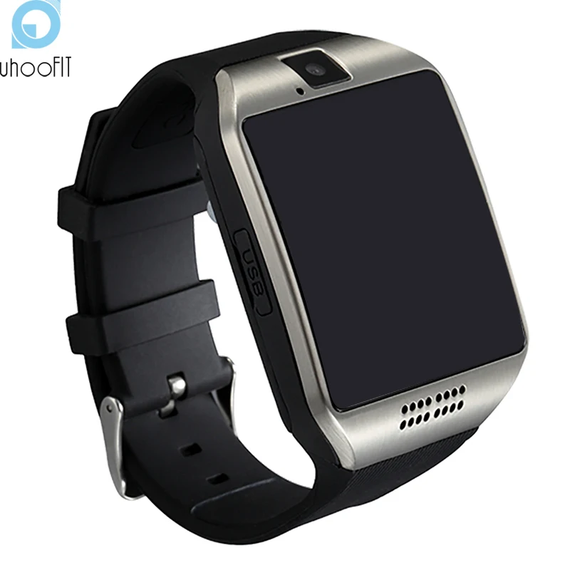 Bluetooth Smartwatch Спорт Шагомер трекер сна Смарт часы для Android с камера Поддержка WhatsApp SIM