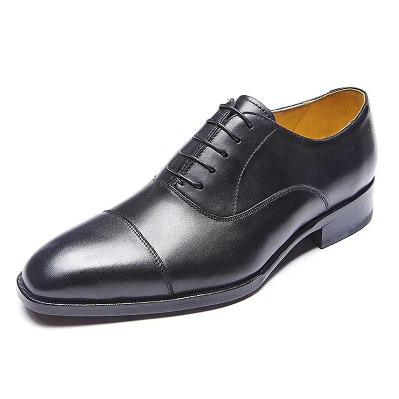 GRIMENTIN brand handmade shoes male men genuine leather black wedding business dress 2019 hot sale | Обувь
