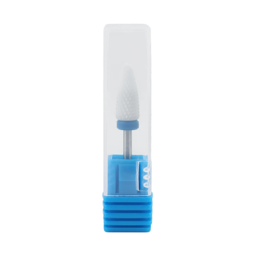 

Cuspidal Ceramic Nail Drill Bit Nail Art Tools Callus Electric Manicure machine Accessories Cutter Nail File top quality