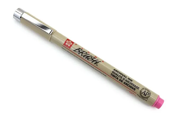 Сакура Pigma Micron тонкая линия ручка Кисть мягкая Водонепроницаемая мультфильмы 9 цветов художественная поставка