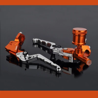 CNC алюминиевый руль мотоцикла рычаг кабельной линии сцепления цилиндр тормозной насос 7/" 22 мм для Yamaha Honda Forece BWS