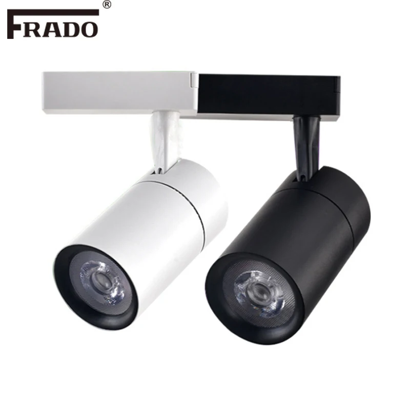 

LED Track light Track lighting cob 12w 20w 30w Clothing Shop Windows Showroom Exhibition Spotlight Ceiling Rail Spot Lamp