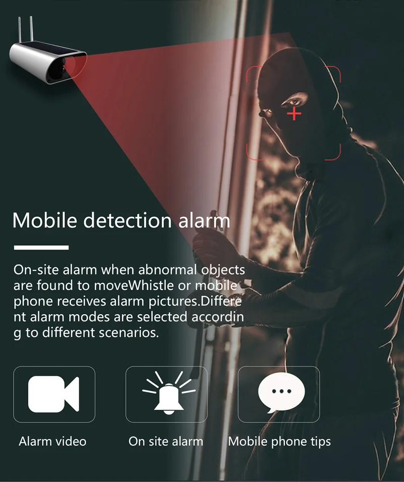 Wi Fi охранное Наблюдение Водонепроницаемая наружная камера ИК Ночное Видение