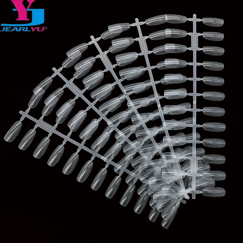 

5pcs Charming False Nail Art Board Tip Stick Polish Gel Display Beauty Practice Clear Practical Finger Full Card Plastic Tools