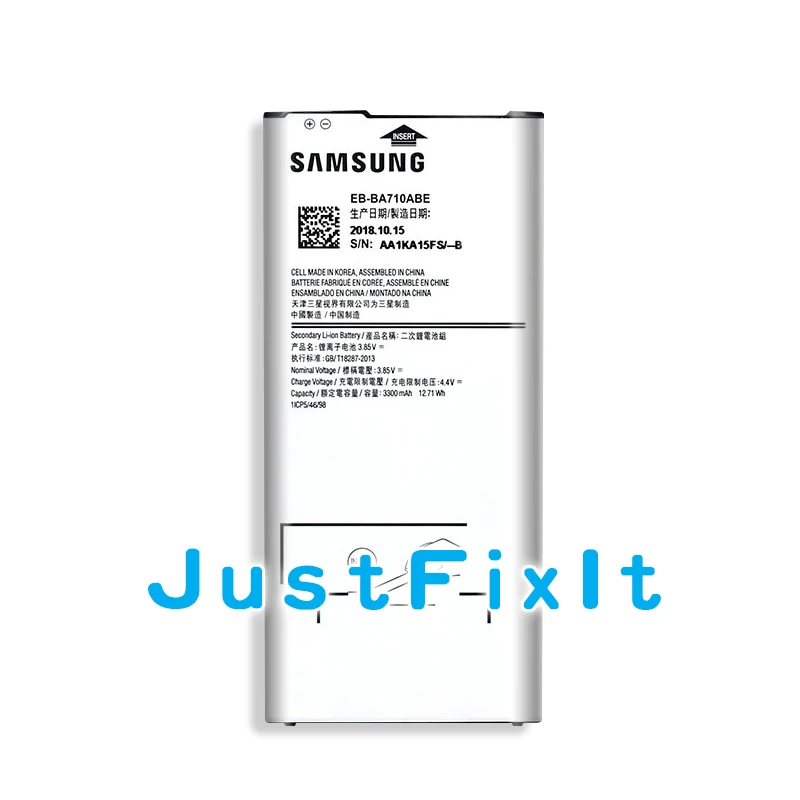 EB BA710ABE оригинальный сменный аккумулятор для samsung GALAXY A7 2016 A7100 A7109 A710 A710F подлинный