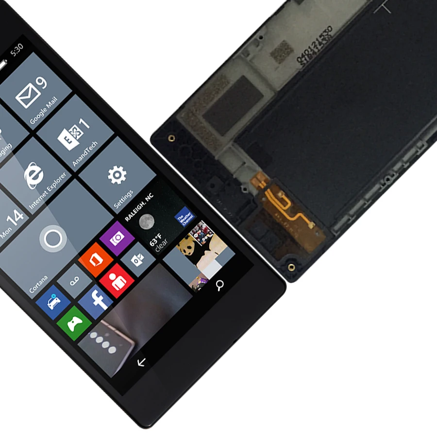 Оригинальный дисплей для NOKIA Lumia 735 ЖК экран Замена экрана Nokia 730 с сенсорной рамкой