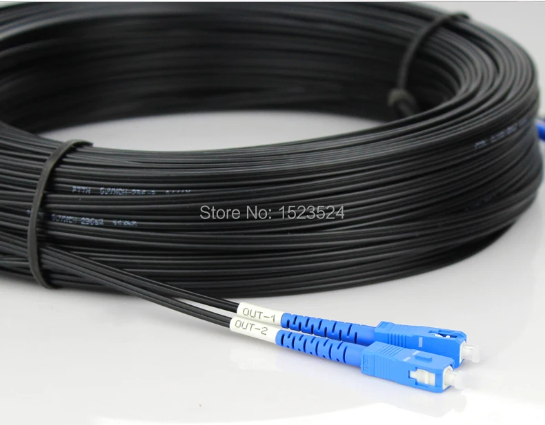 Внутренний волоконно оптический кабель FTTH 200 м патч корд стандарта SC с диагональю