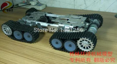 ビッグ 4 Wd 障害物 Surmounting タンク車のシャーシ 高トルク 金属構造 ビッグ負荷 スマートタンク車のシャーシ Diy