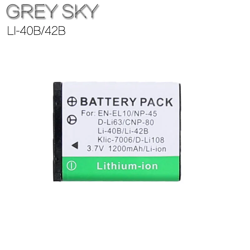Li-40B LI-42B LI 40B 42B LI40B батареи+ ЖК USB зарядное устройство для FUJIFILM NP-45 NP 45 NP45 NP 45A 45B 45S для Nikon EN-EL10