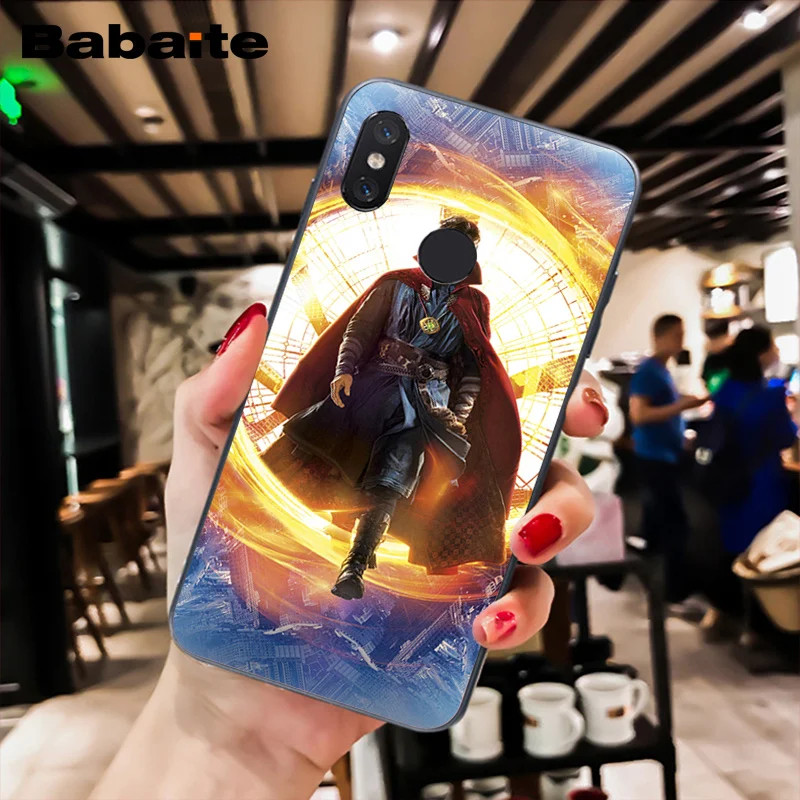 Черный чехол для телефона Babaite Tardis Doctor Dr Who Police Box Для Xiaomi MiA1 A2 lite F1 Redmi8 4X 5Plus S2 Note7 8Pro