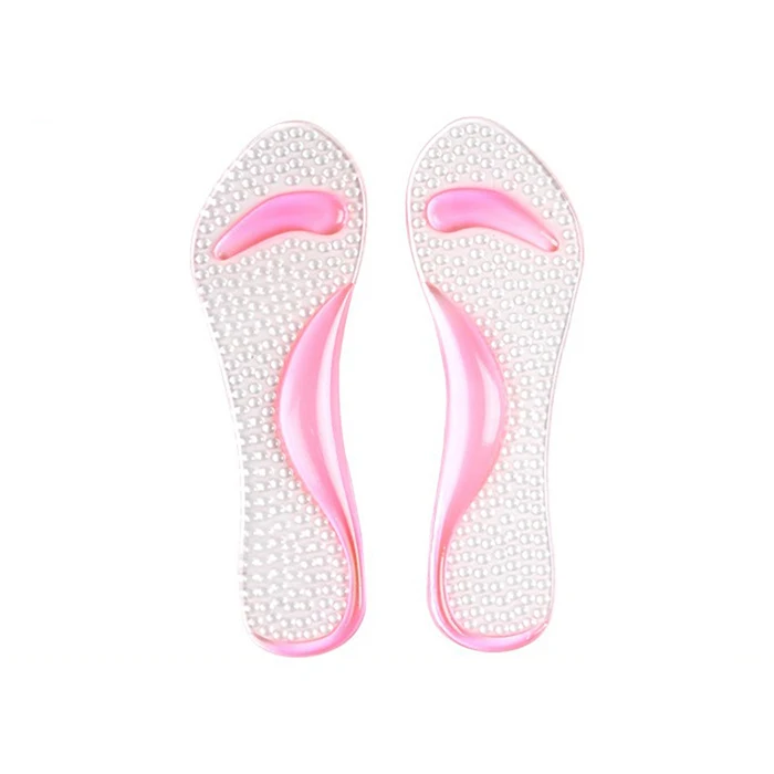 Стельки для обуви женские силиконовые Нескользящие подушечки мягкие